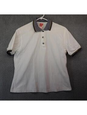 Women Medium Polo Top Shirt Golf Outdoor LBH USA